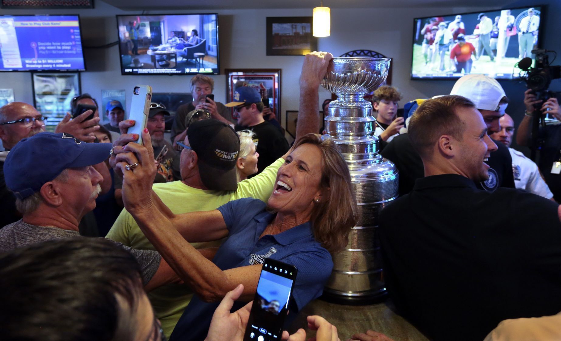 Pat Maroon brings home the Stanley Cup